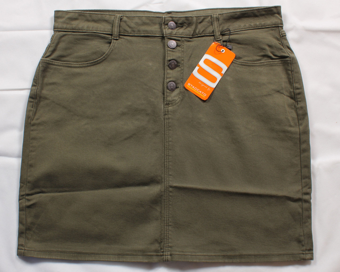 Cargo Style denim skirt
