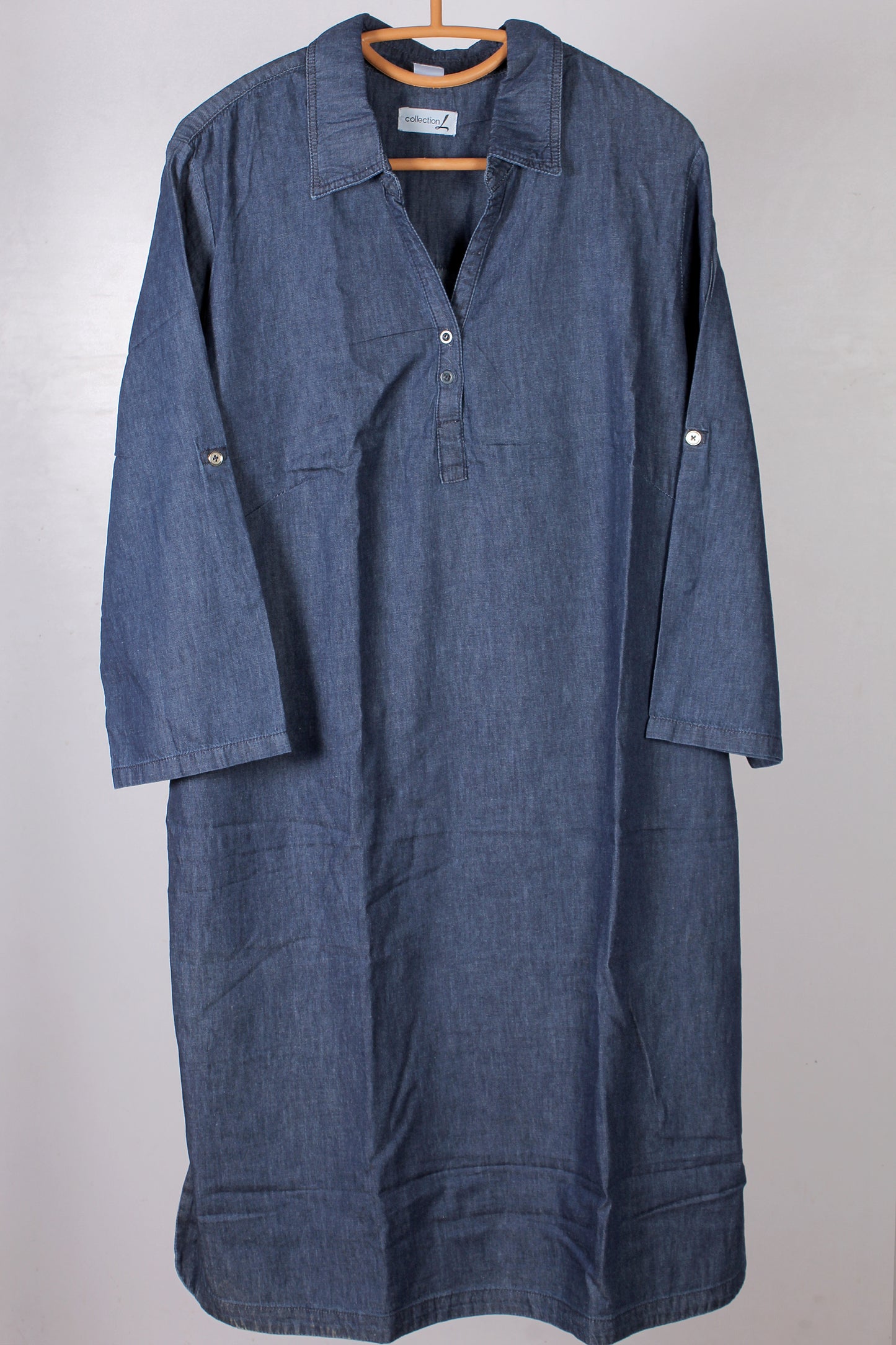 Denim Long Top