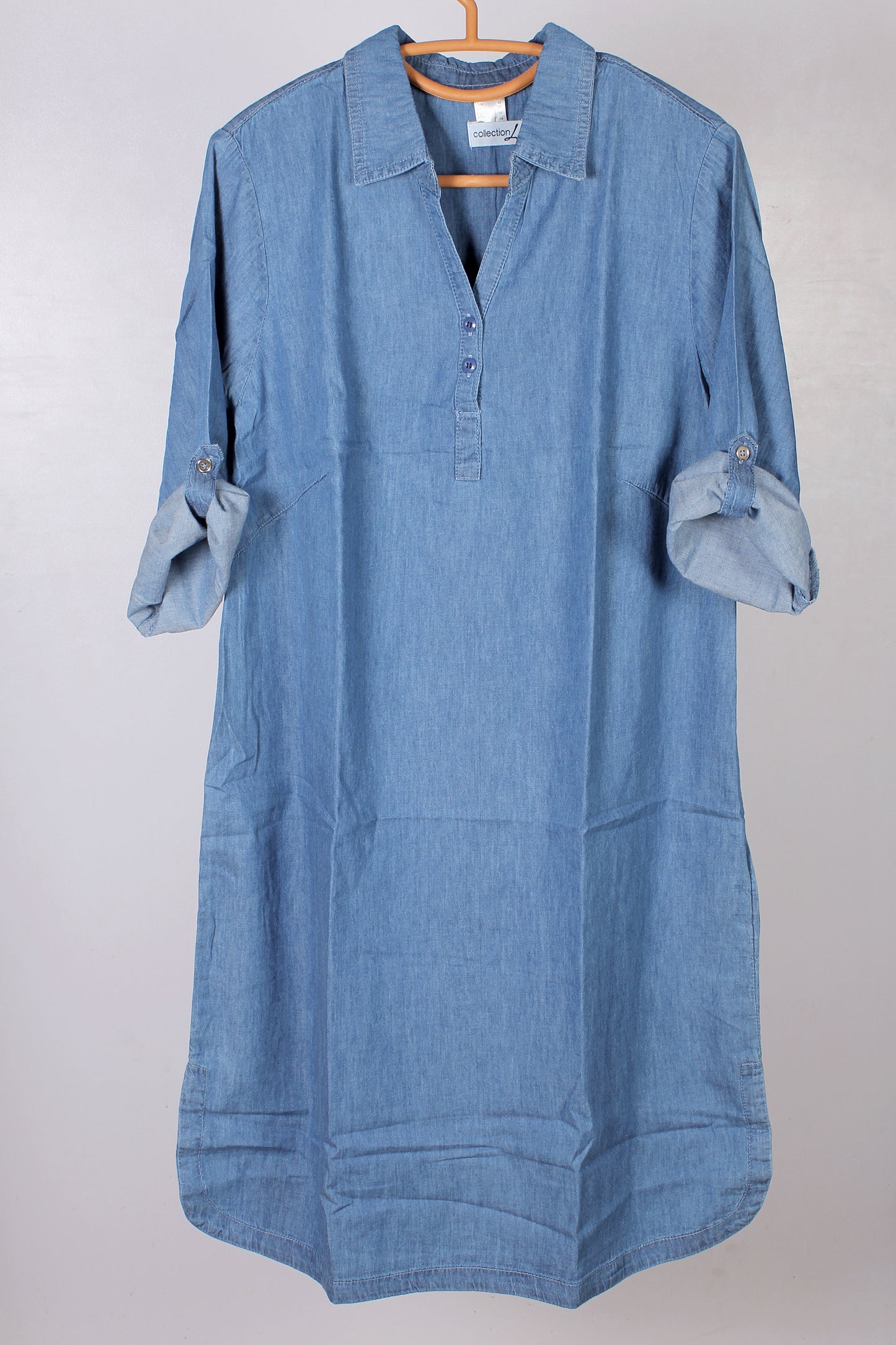 Denim Long Top