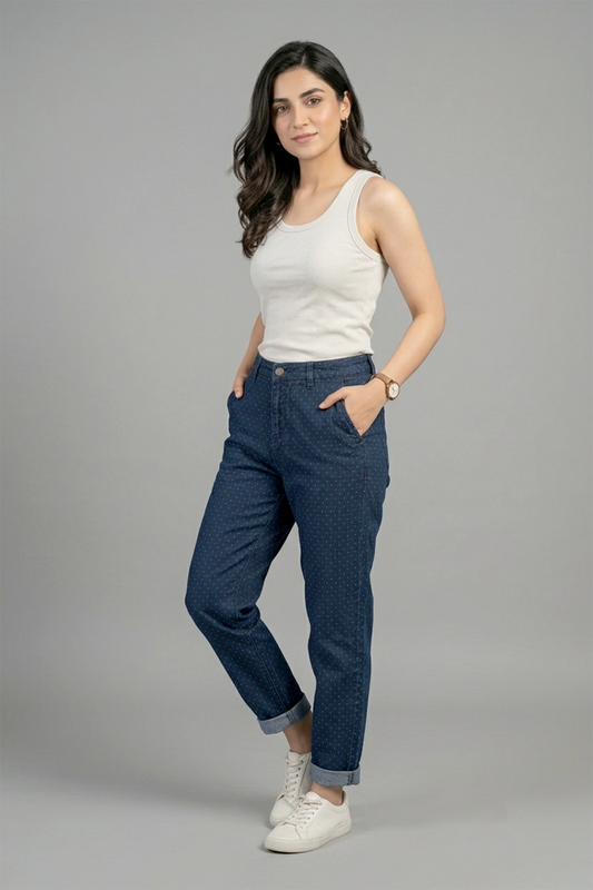 A Relaxed Fit Boyfriend Jeans