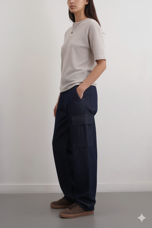 Relaxed Cargo Jeans - Unisex jeans