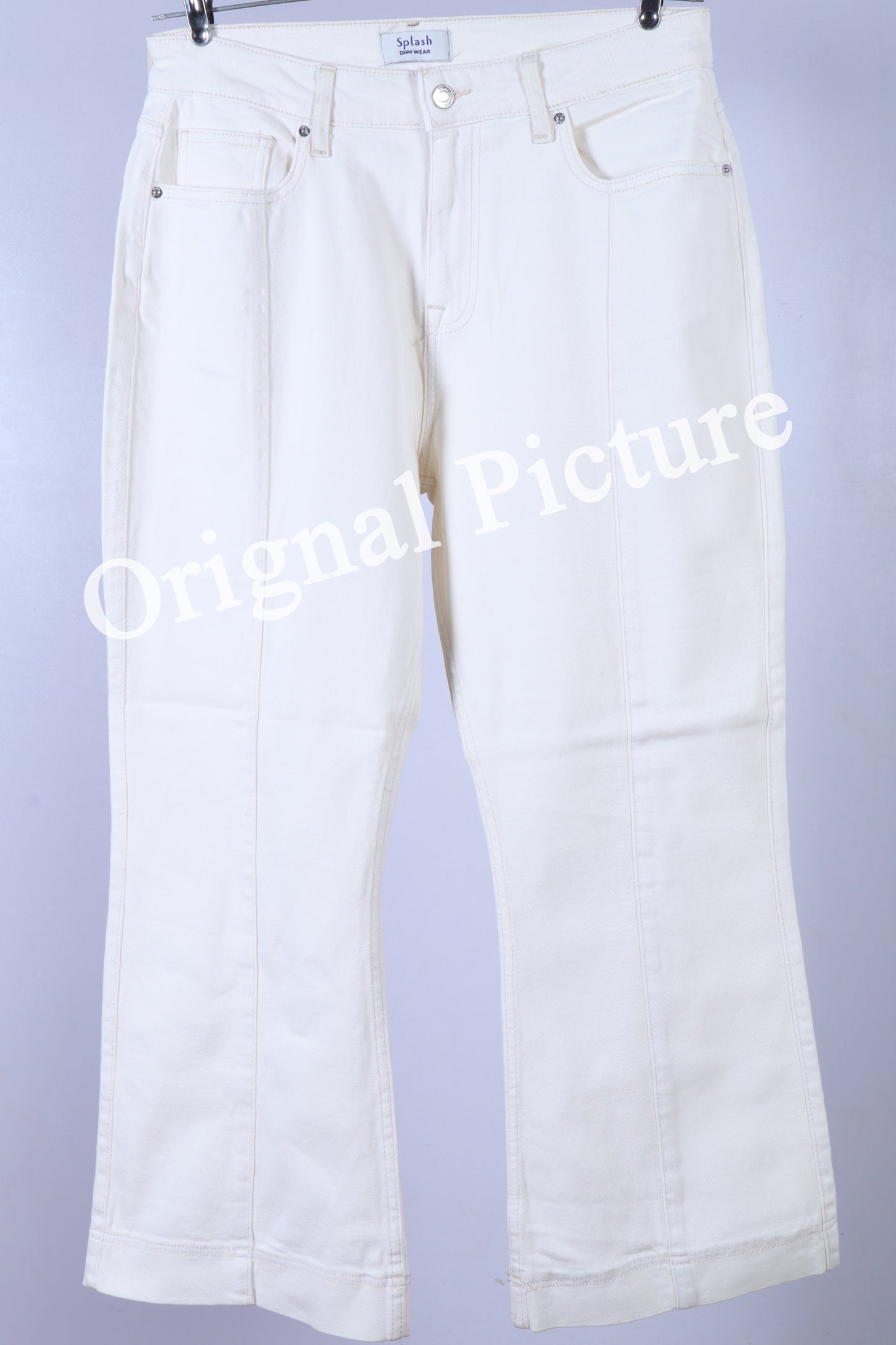 Flared-Leg Pants with Pockets