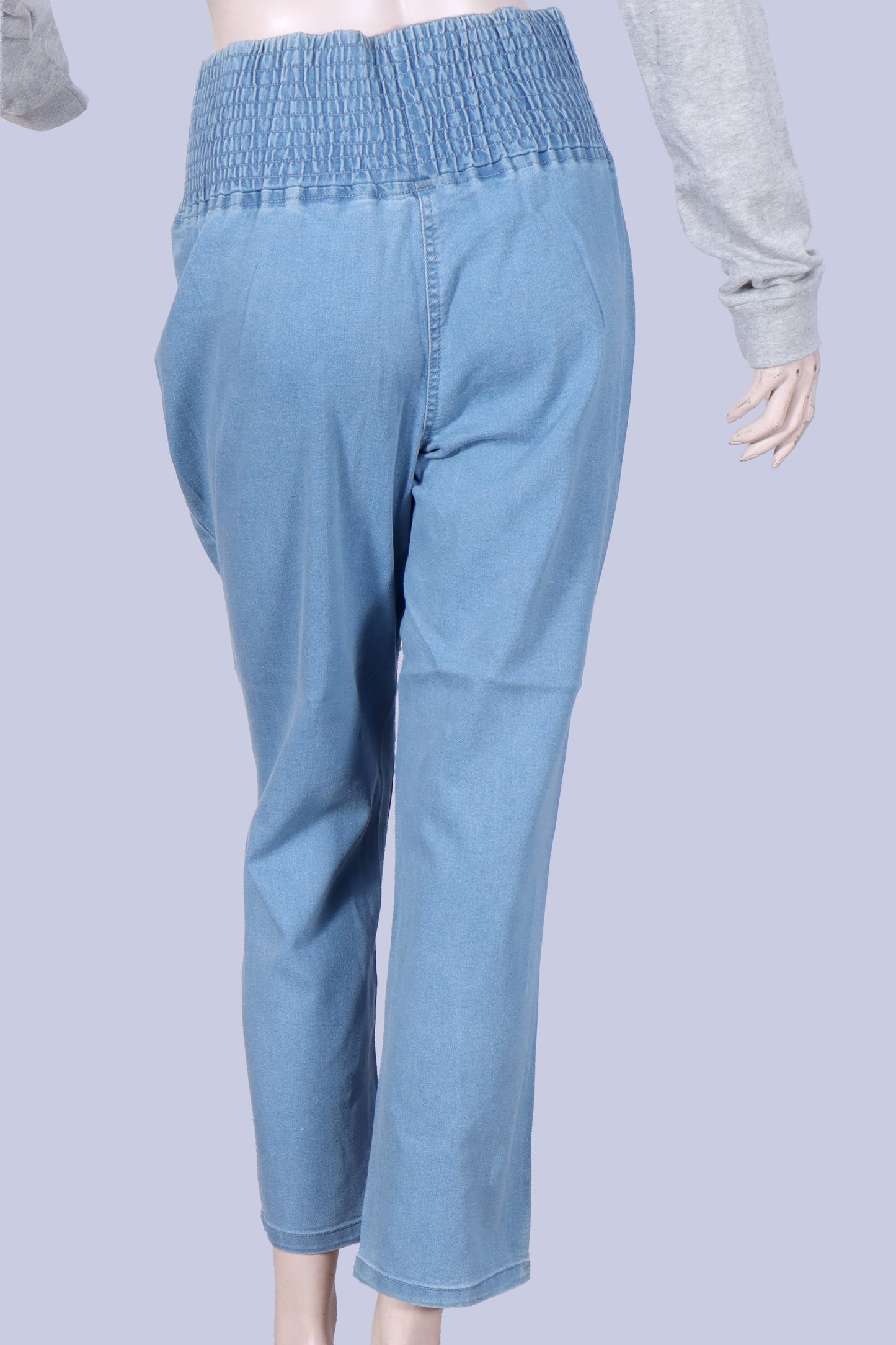 Women's Ieti Elastic Waist Jeggings - Mid Blue