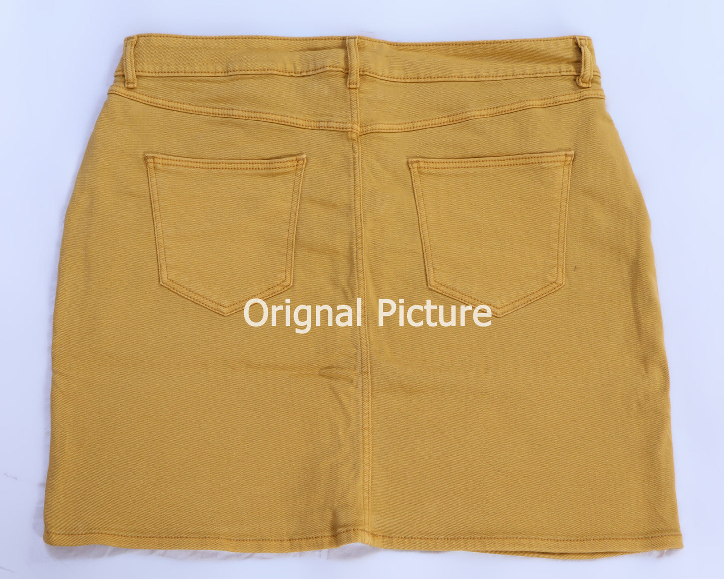 Cargo Style denim skirt