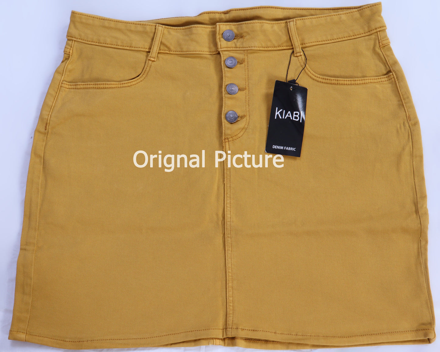 Cargo Style denim skirt