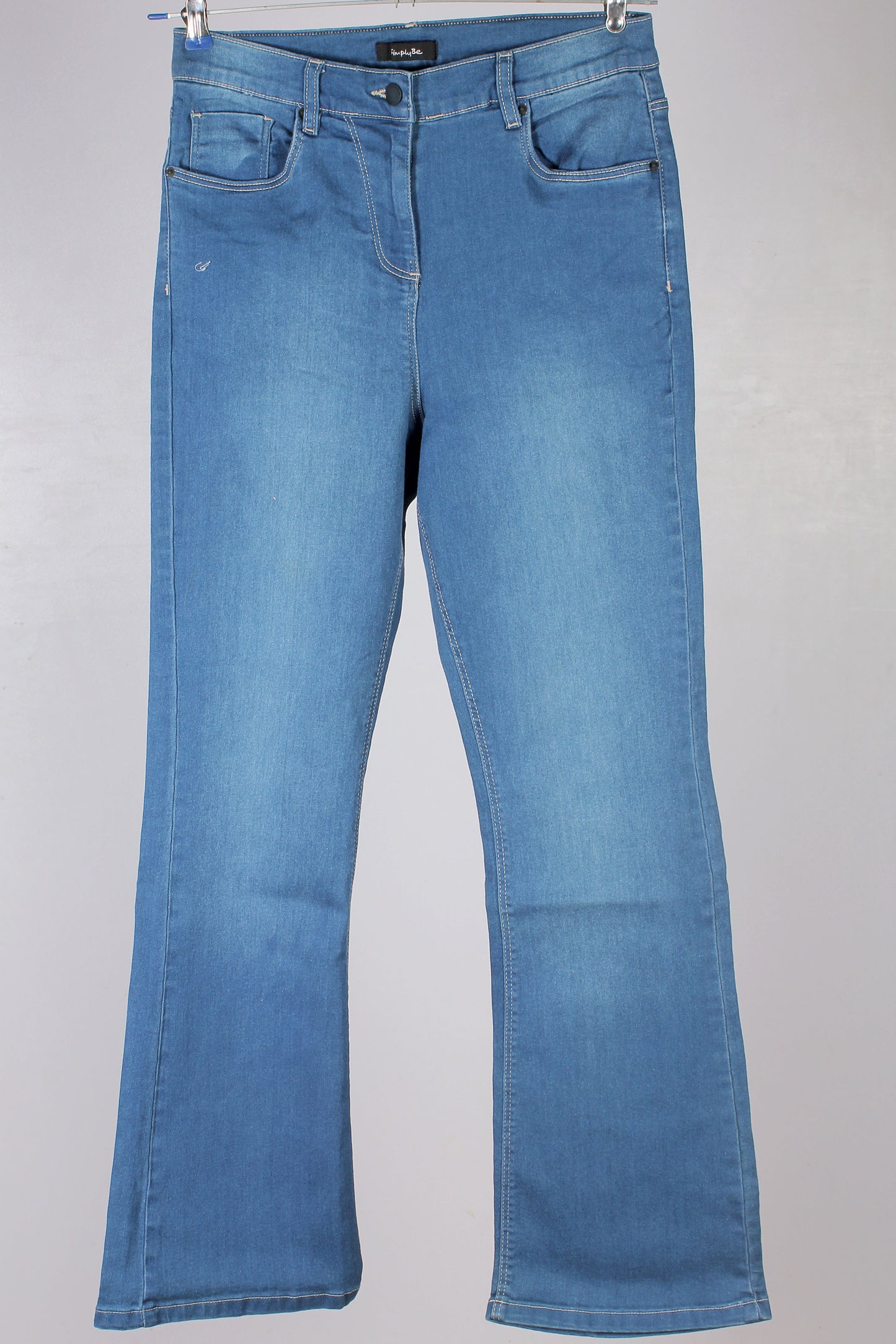 Simply Be Women's Plus Size Kim High Waisted Bootcut Jean