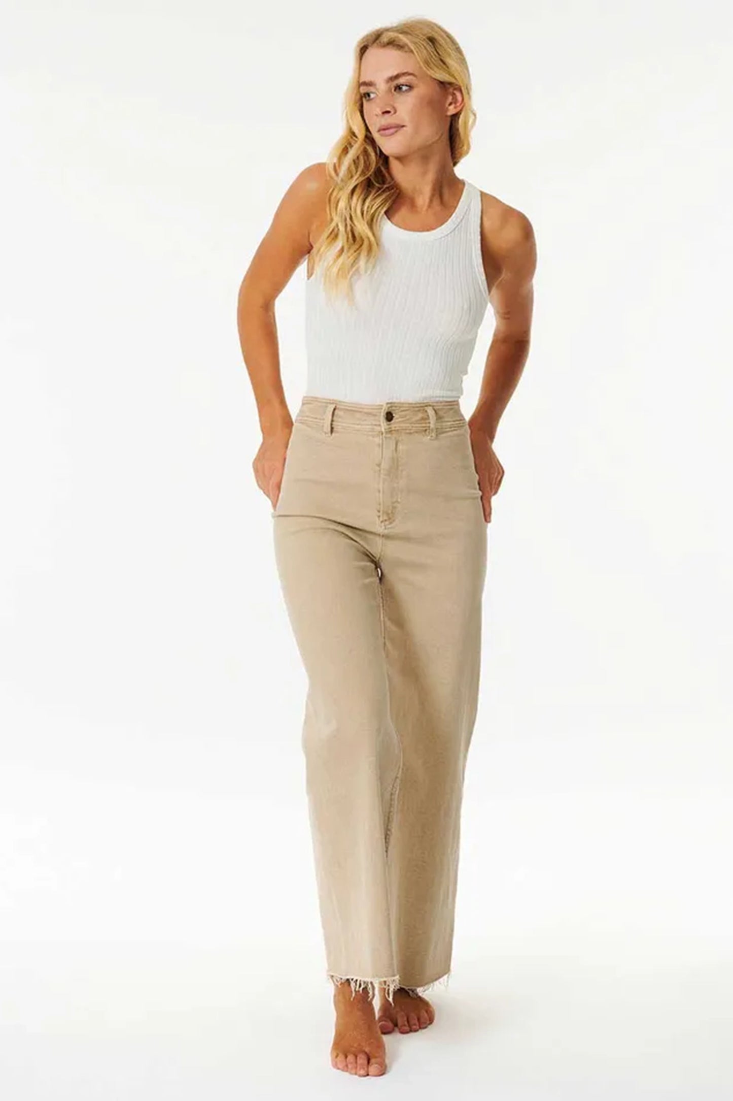 Classic High  waist  Wide-Leg Denim