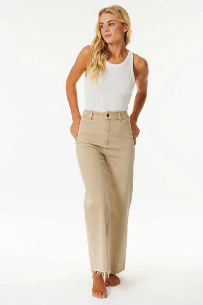 Classic High  waist  Wide-Leg Denim