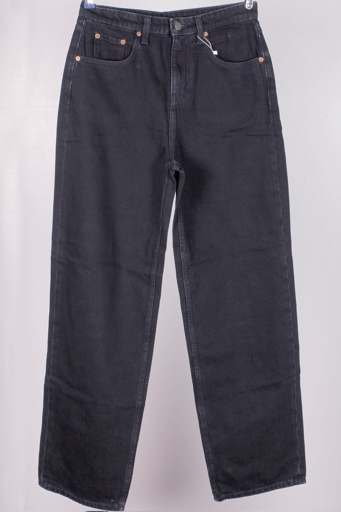 Roomy Extra Wide  Jeans in Washed Black