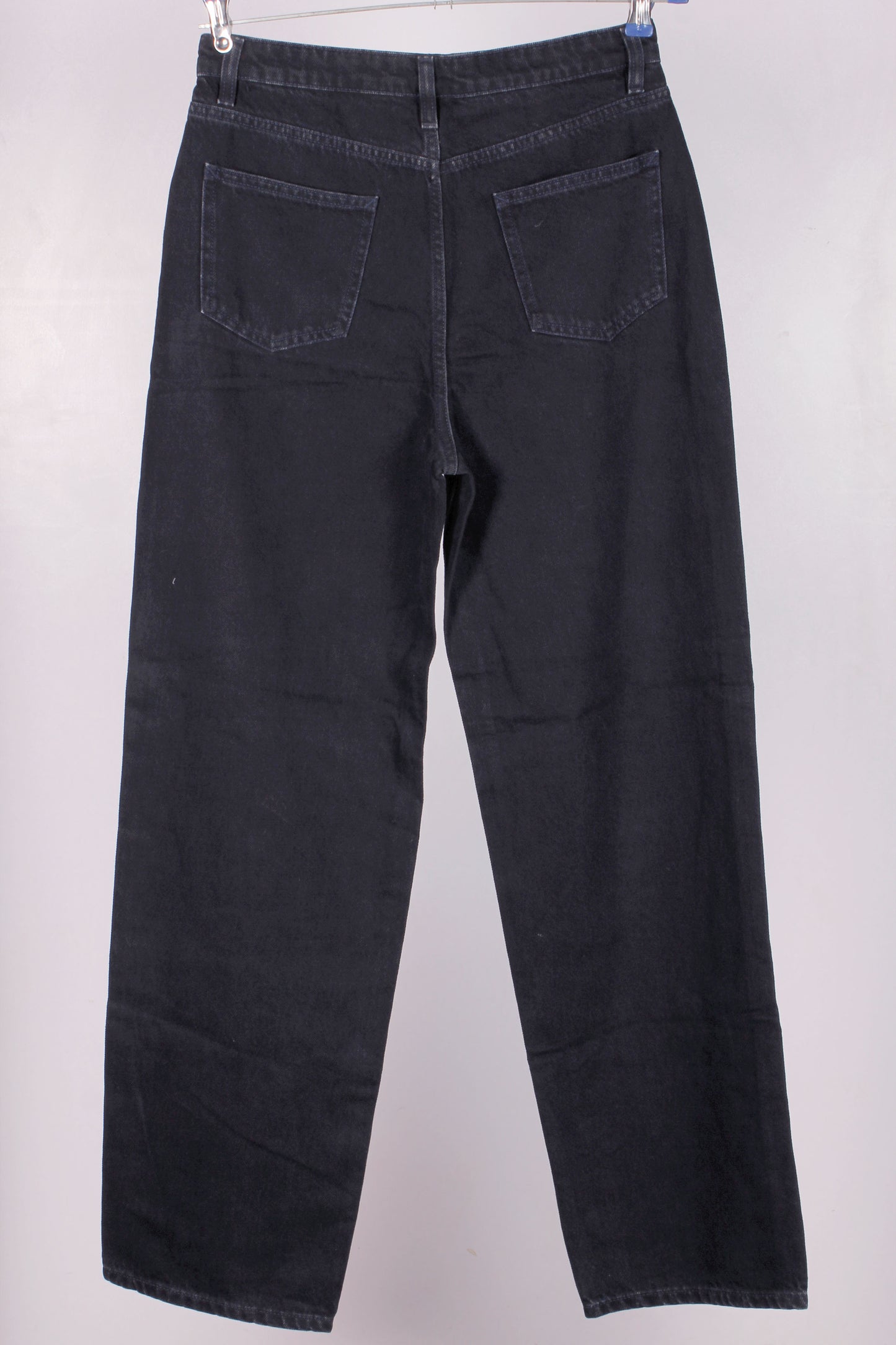 Roomy Extra Wide  Jeans in Washed Black