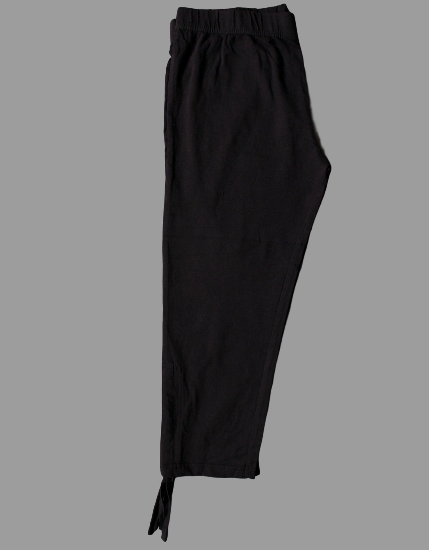 Pure Cotton Lycra Capri for Women |Women 3/4th Cotton Plain Capri