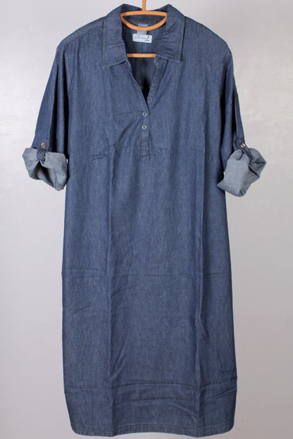 Denim Long Top