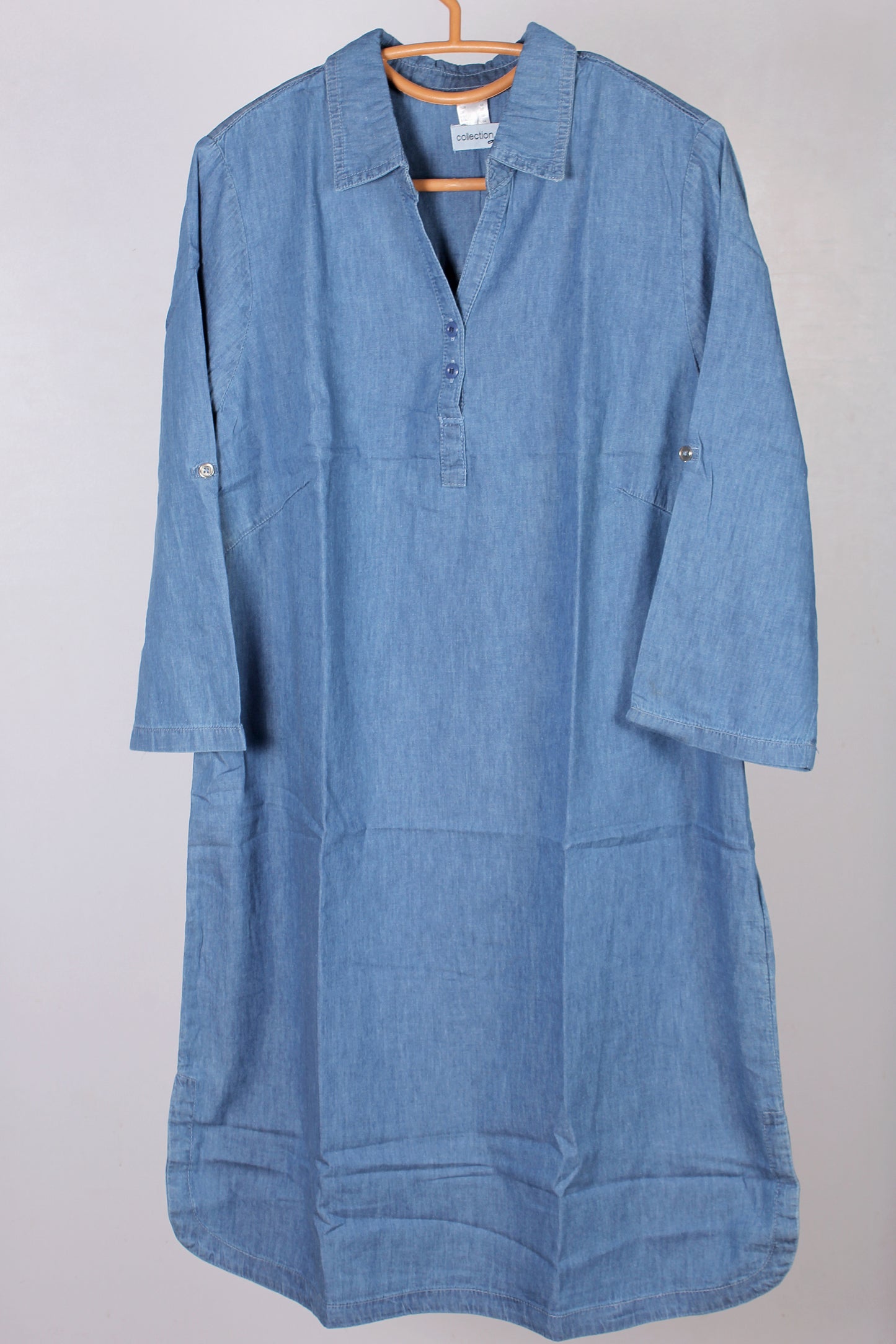 Denim Long Top