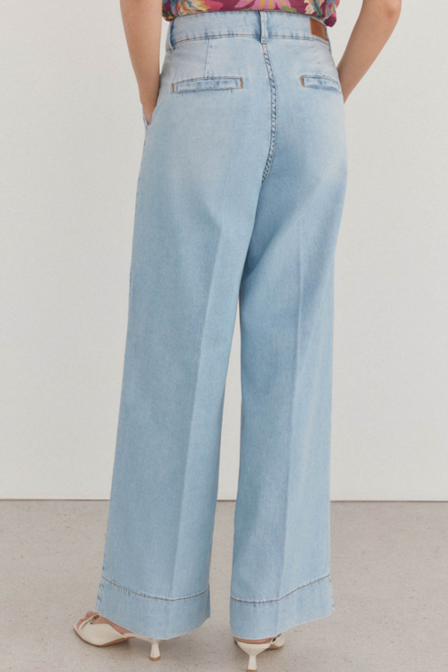 Jeans wide leg full length