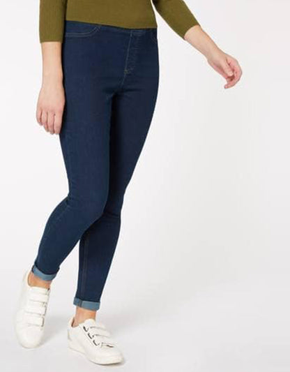 Slim fit Elasticated waist jeggings