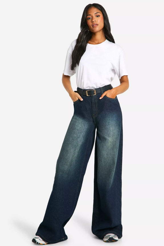 The Tall  High Waist Wide Leg Jeans