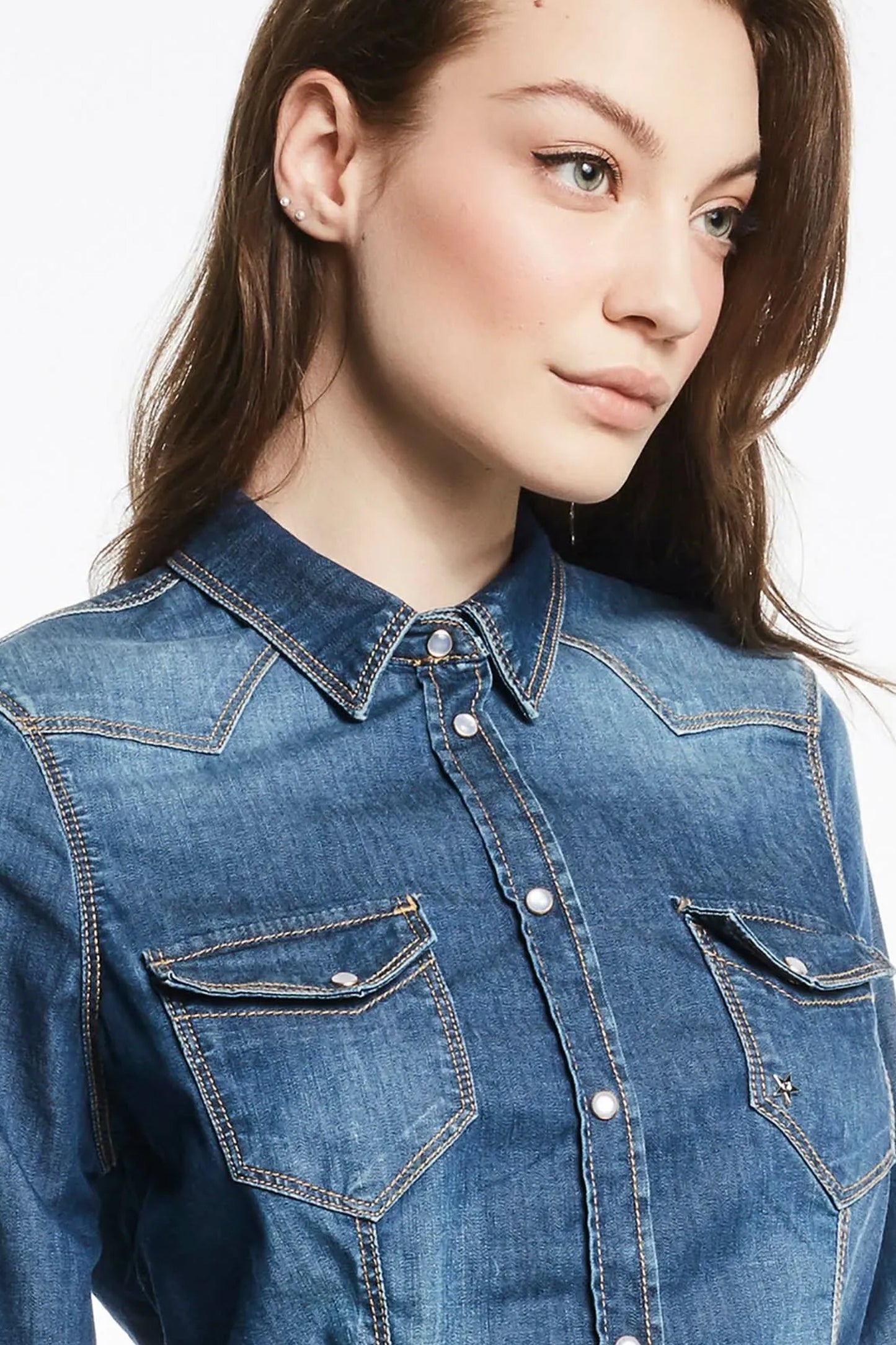 Dark Indigo Denim Shirt