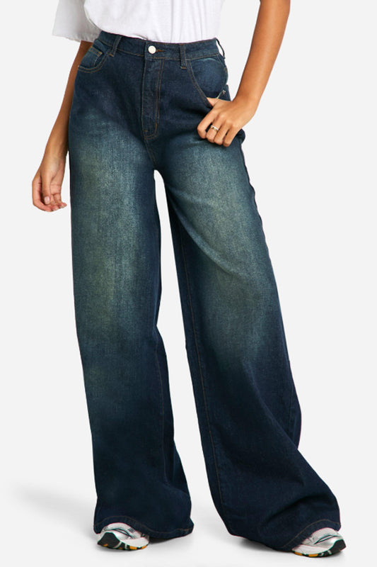 The Tall  High Waist Wide Leg Jeans