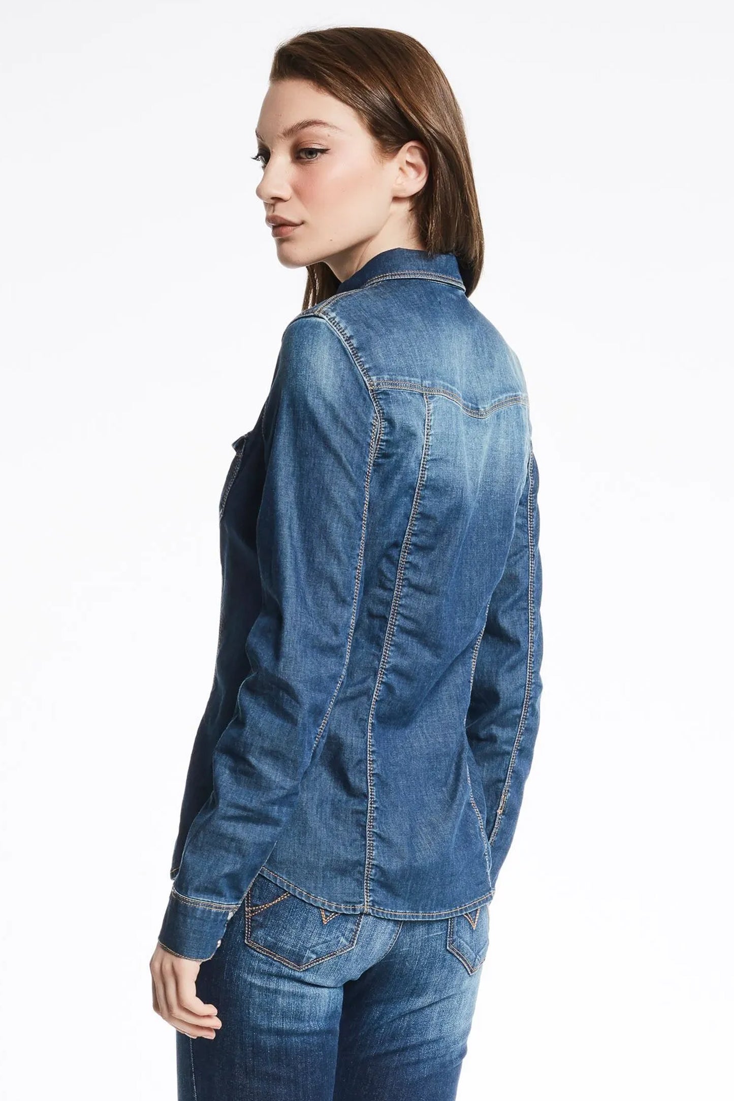 Dark Indigo Denim Shirt