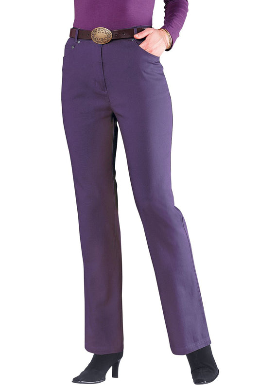 Embroidered Pocket Twill Pant