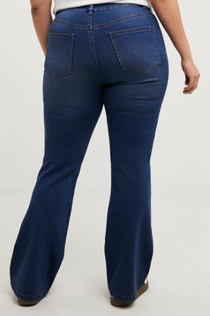 High Waisted Bootcut Jeans