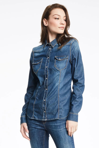 Dark Indigo Denim Shirt