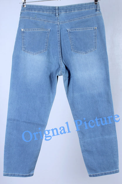 Slim mid-rise cropped jeans