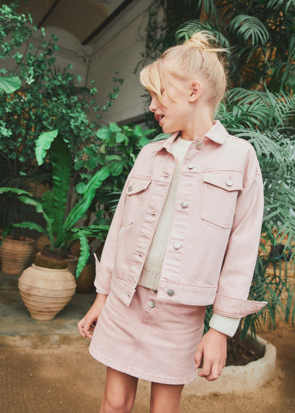 Denim jacket with pockets For kids