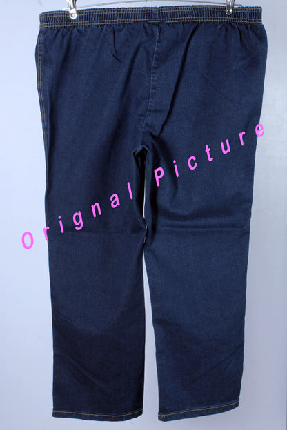  My Size Women's Plus Size Pull-On Stretch Denim Bootcut Jeggings