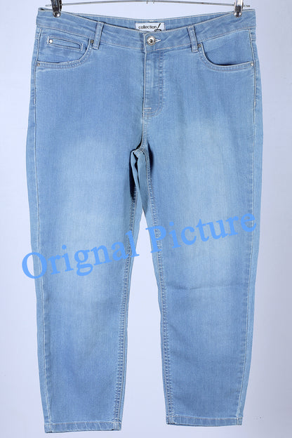 Slim mid-rise cropped jeans