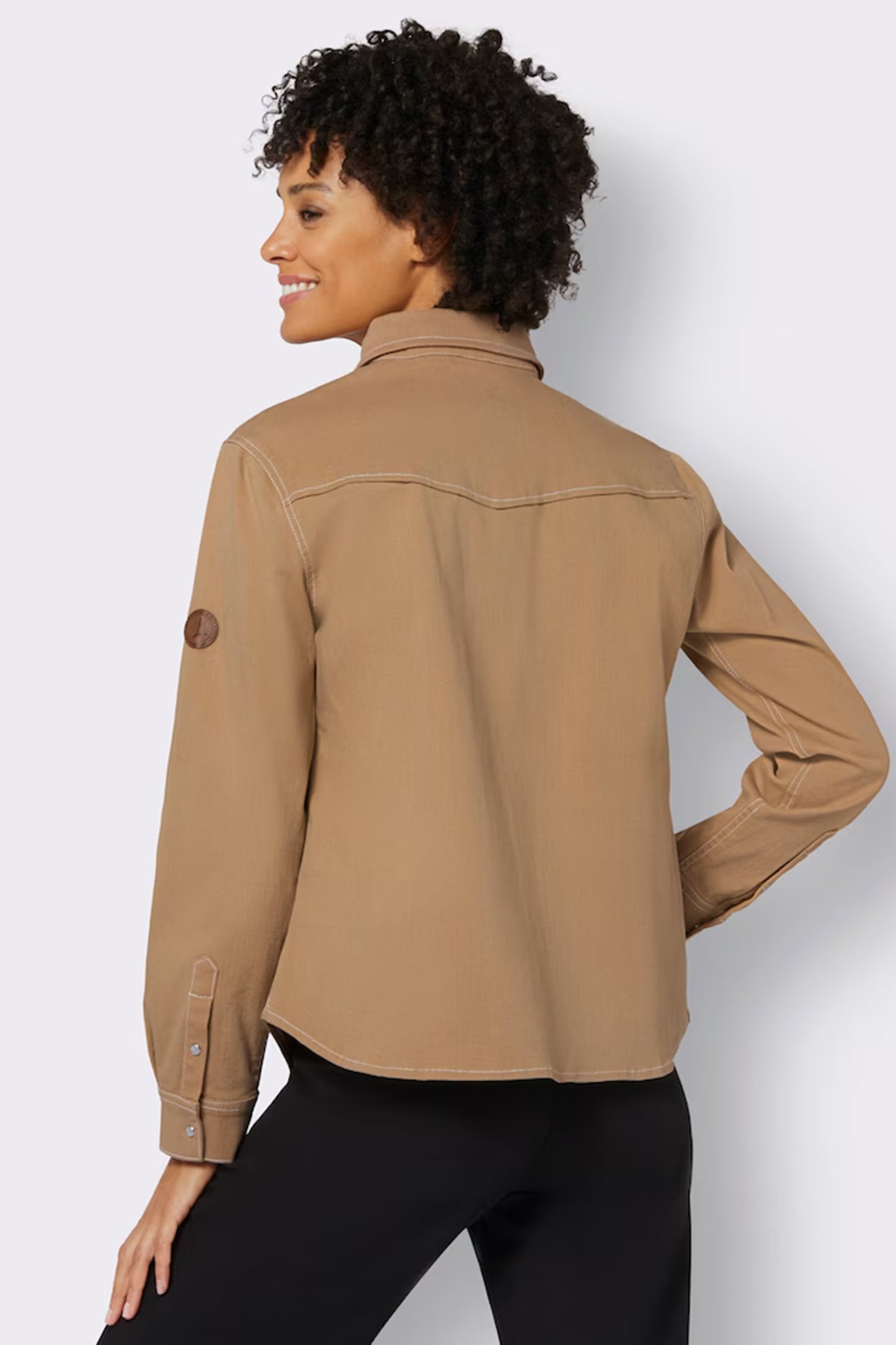 Shirt  with decorative seams