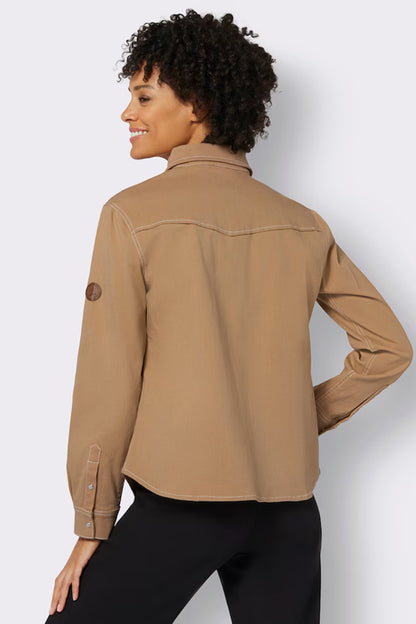 Shirt  with decorative seams