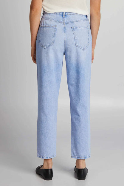 Mom's button-up stone washed  jeans