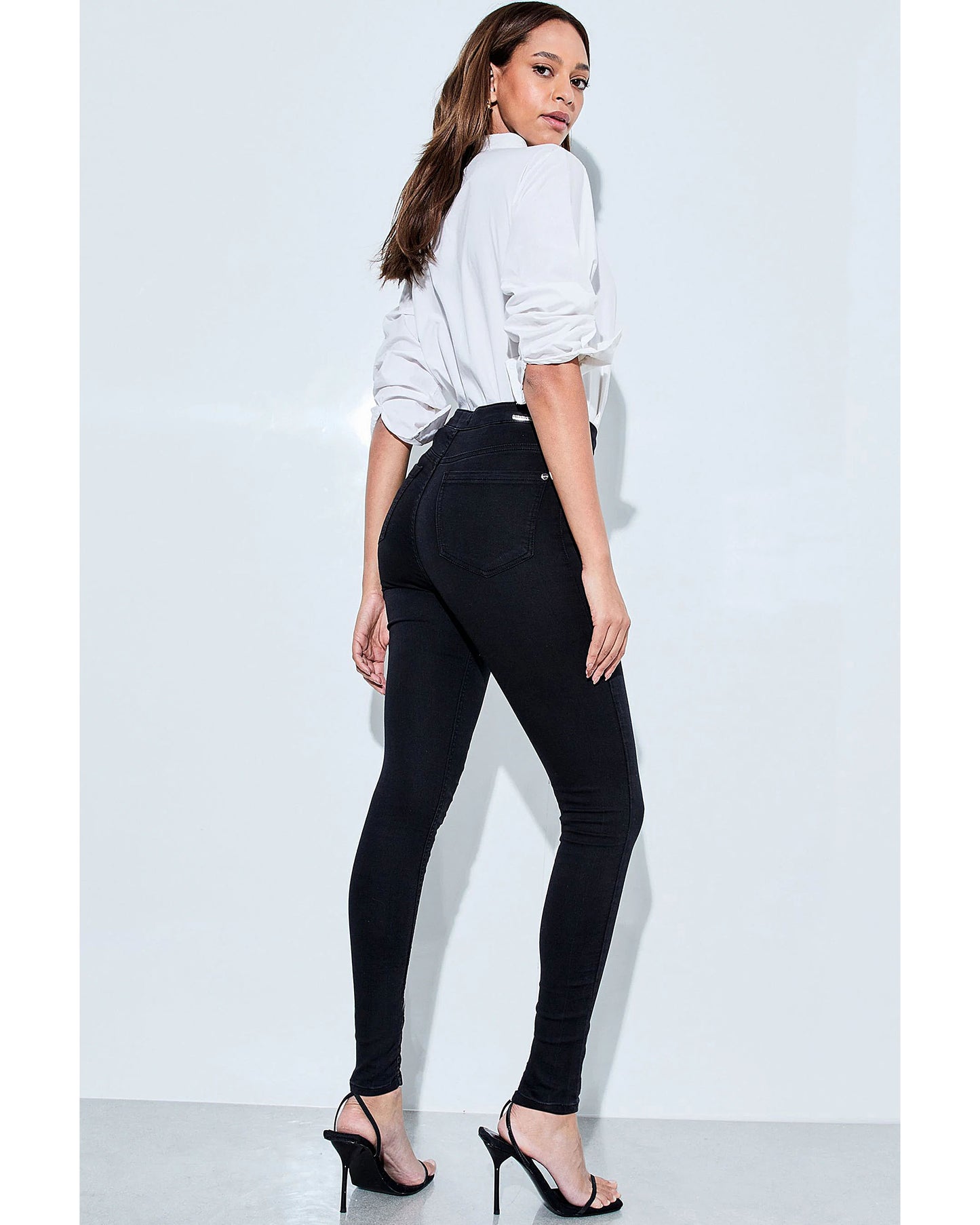Lipsy High Waist Skinny Jeans