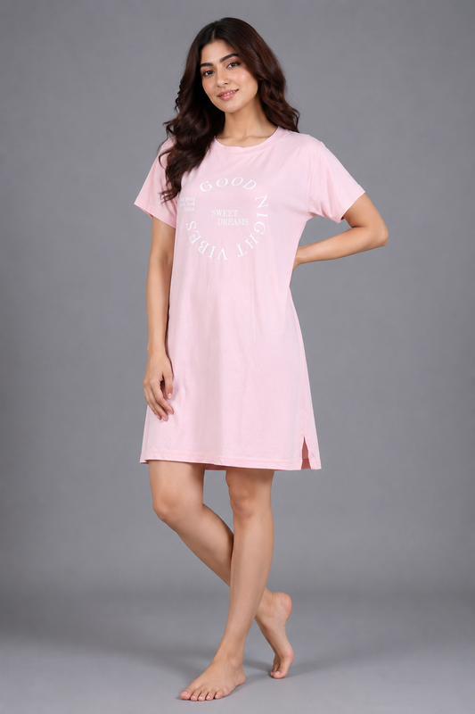 Good Night Vibes Sleep Dress