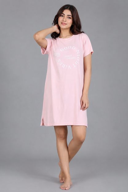 Good Night Vibes Sleep Dress