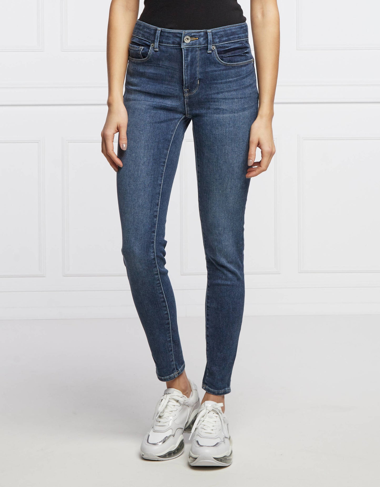 Slim Fit Mid Blue Jeans