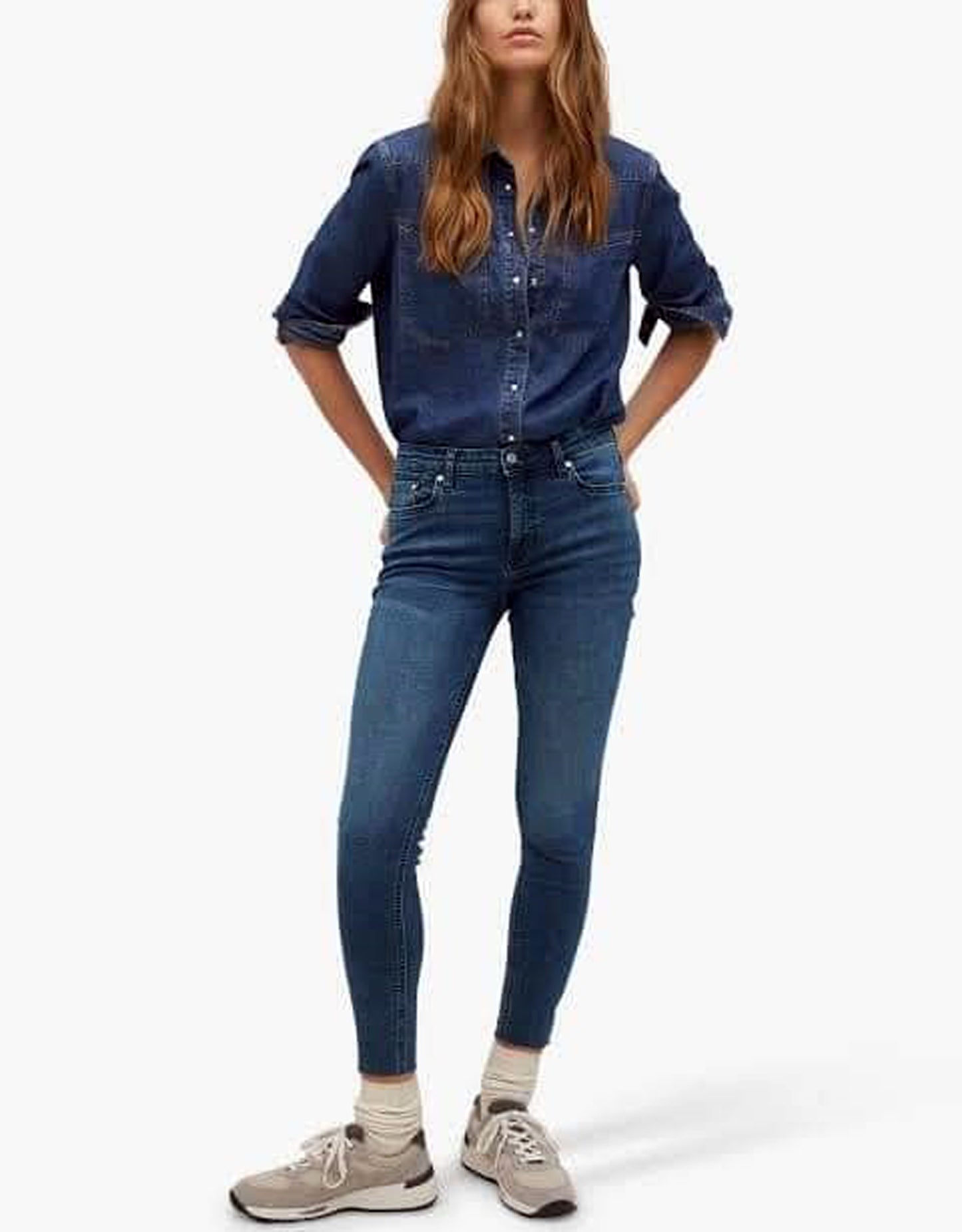 Mango ISA grey jeggings