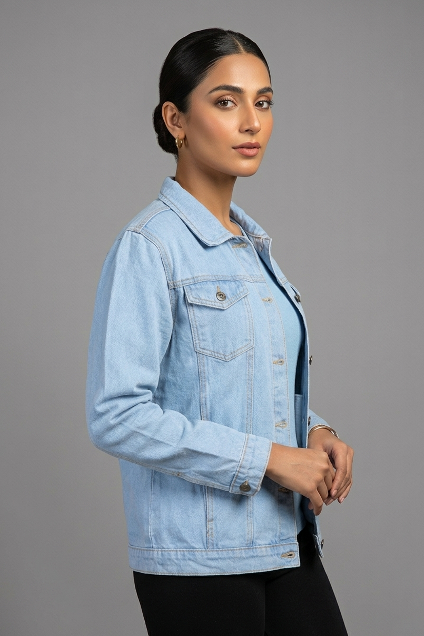Classic Sky Blue Denim Jacket