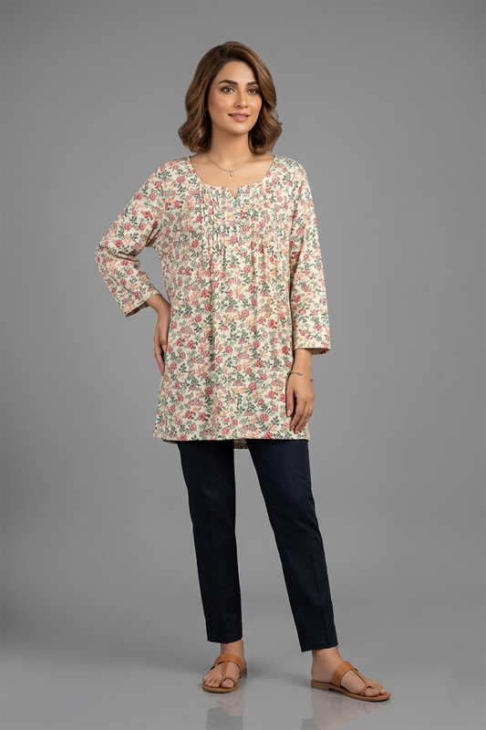Floral Single Jersey Lounge Tunic