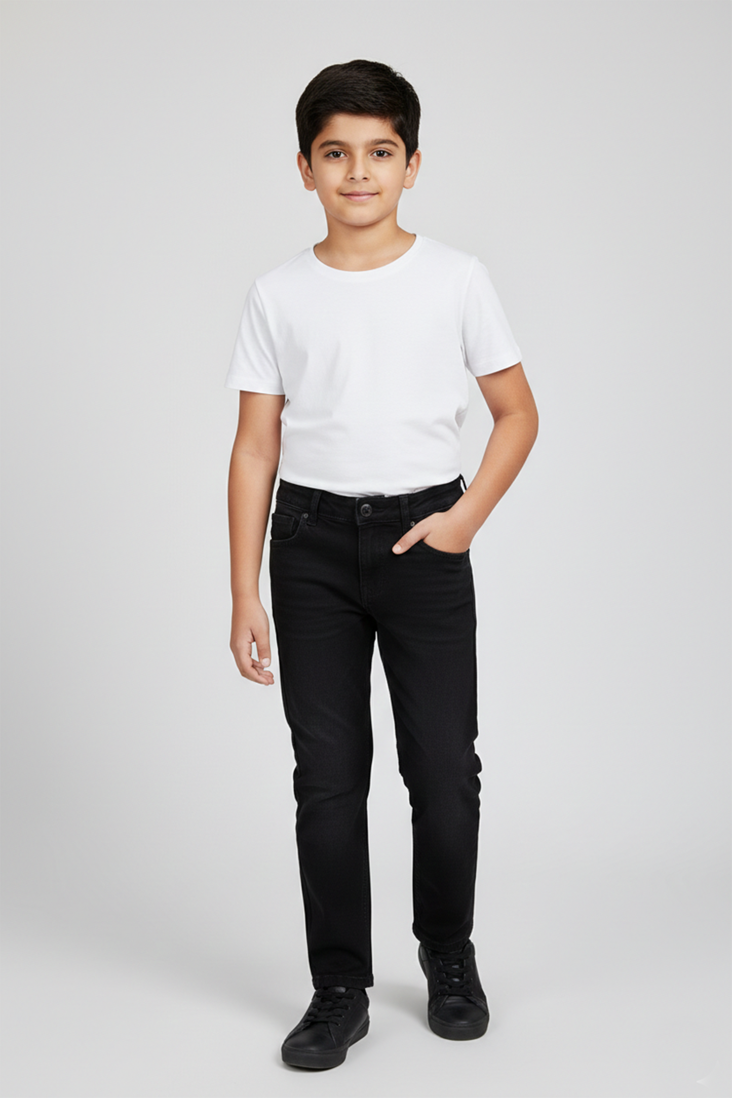 Kids Black Denim Jeans