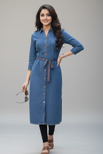The Everyday Chic Denim Shirt Dress