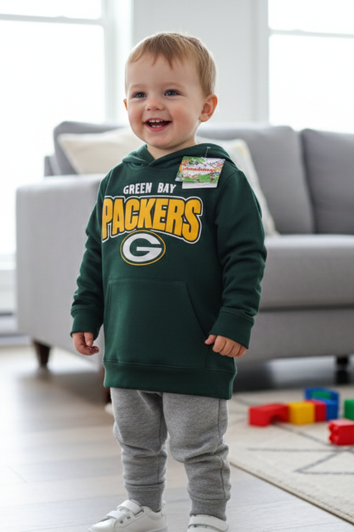 Green Bay Packers Boys' Fleece Pullover Hoodie – NFL Team Gear