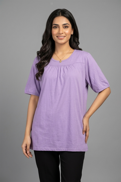 Lilac Breeze Relaxed Fit Tunic