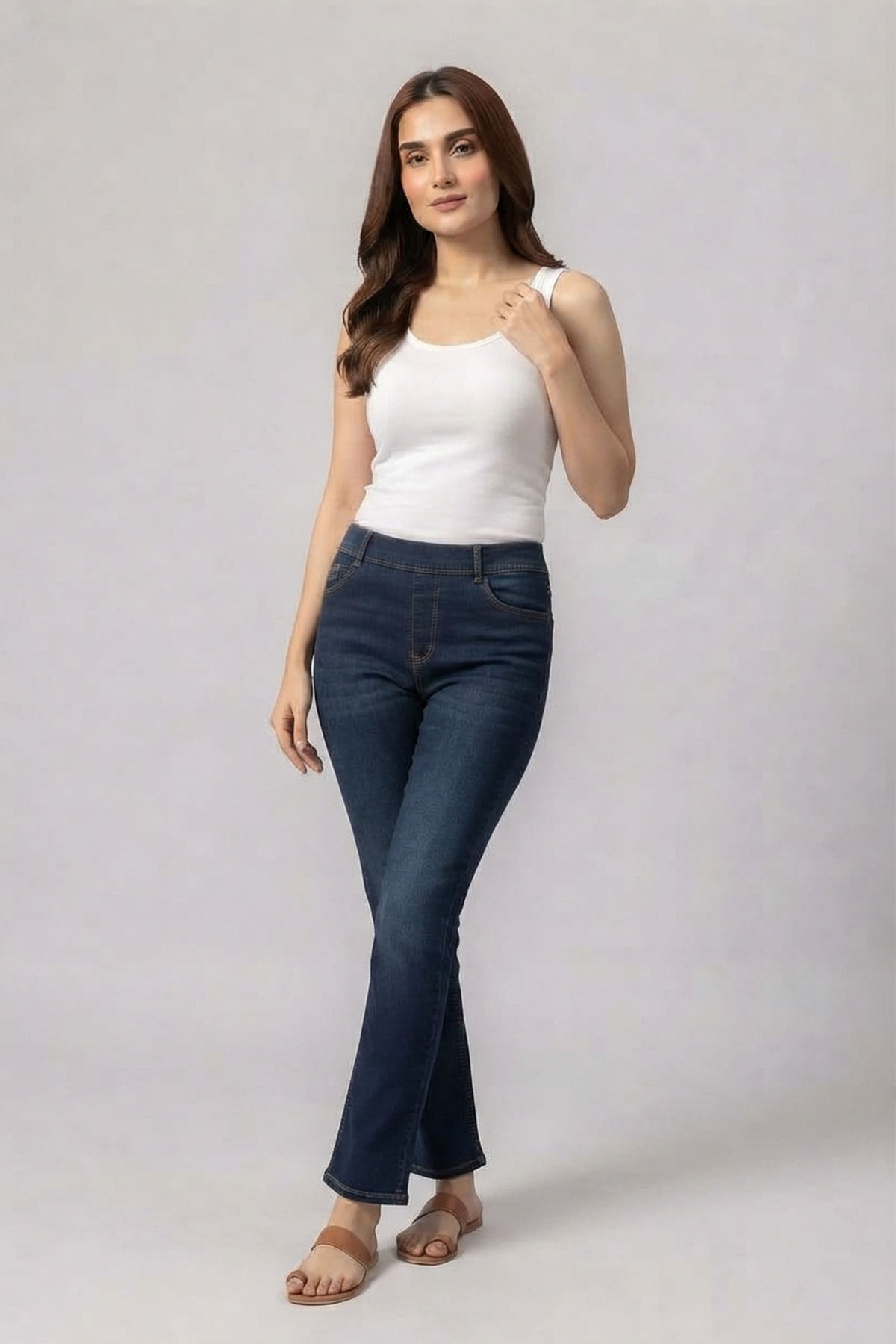 Dark Wash Denim Jeggings