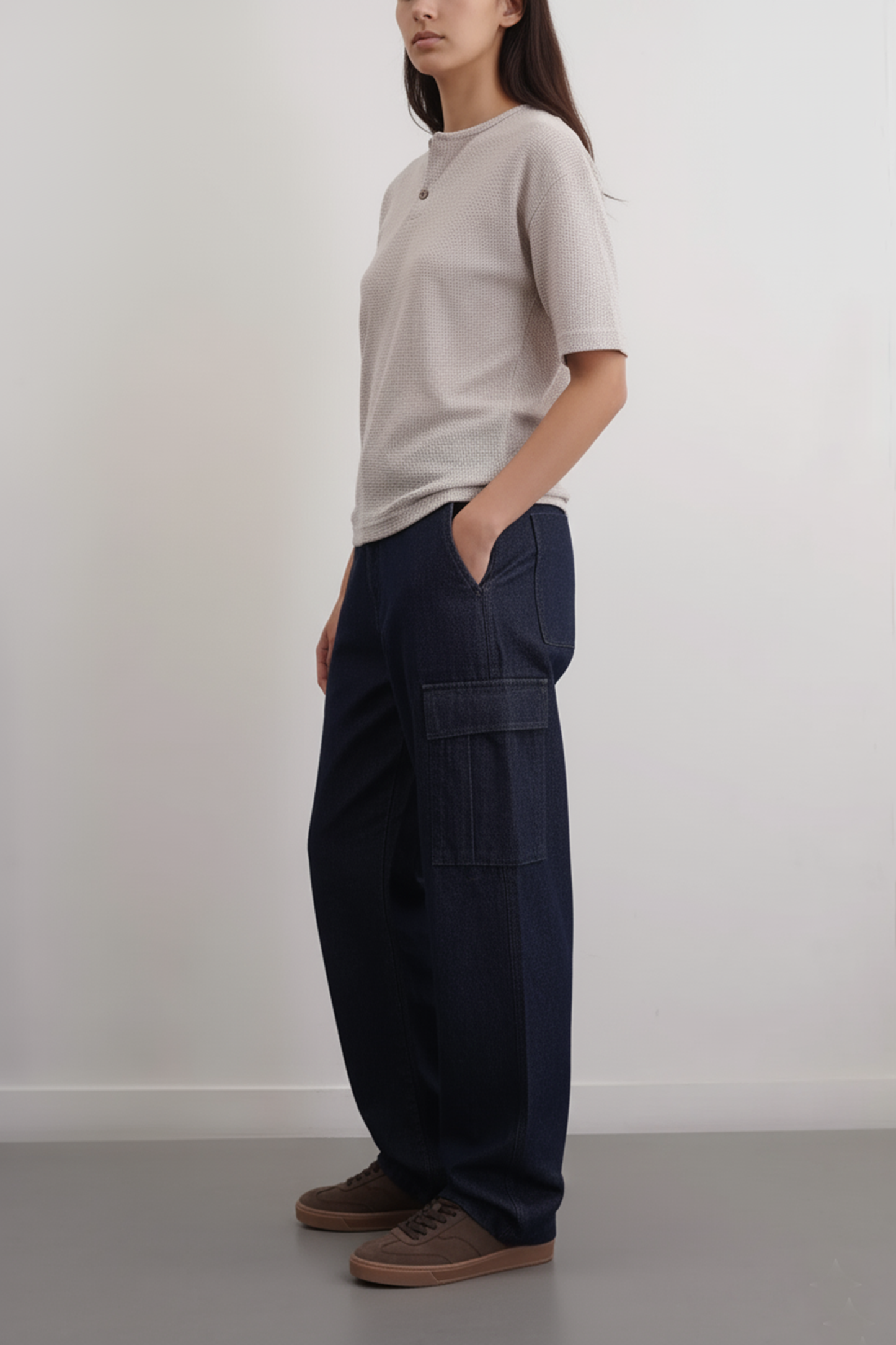 Relaxed Cargo Jeans