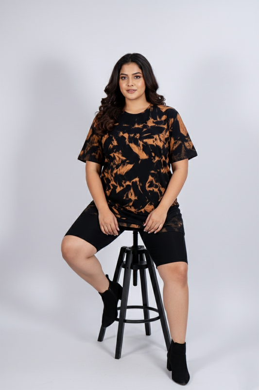 Premium Reverse Tie Dye Oversized Tee