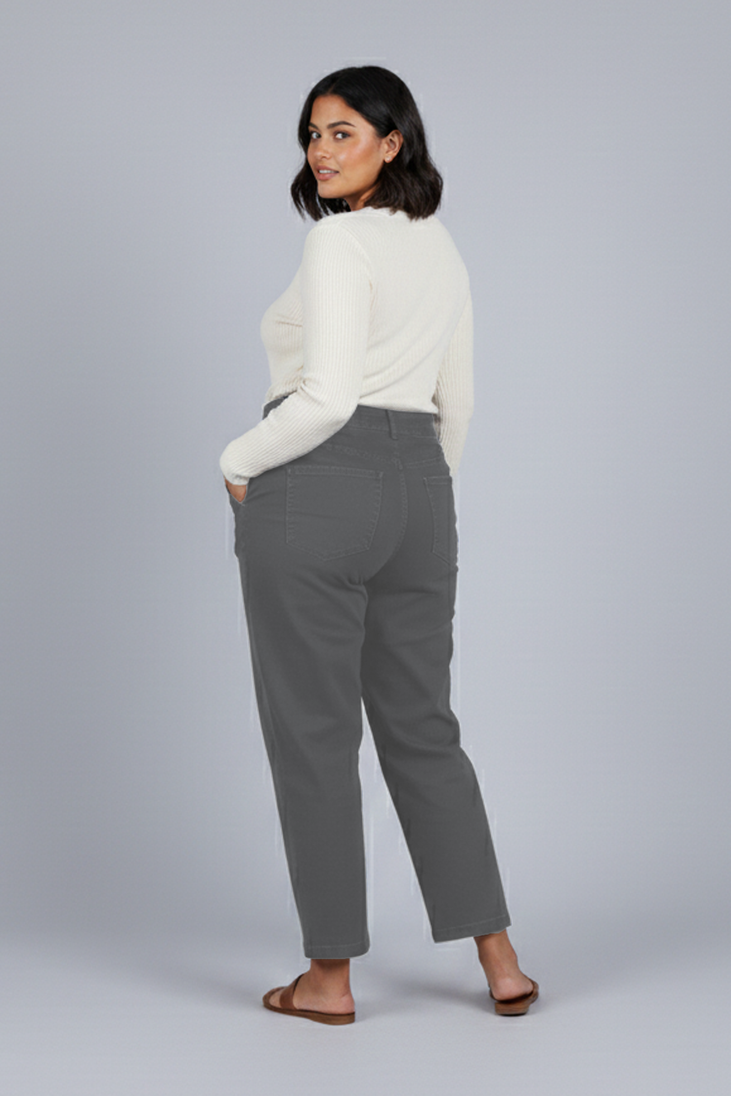 The Essential Wide-Leg Trouser Grey