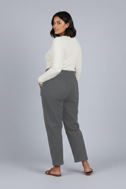 The Essential Wide-Leg Trouser Grey