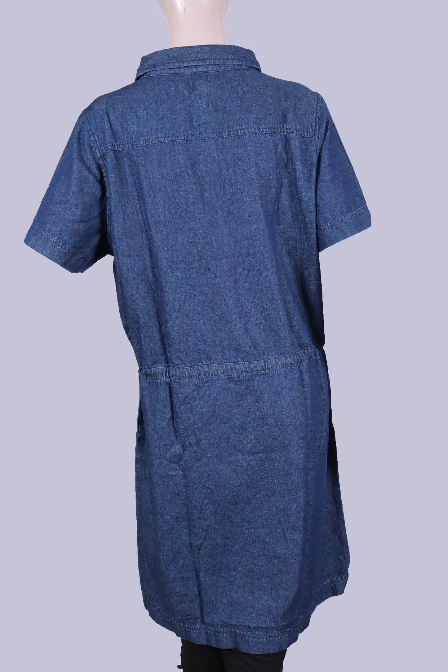 Effortlessly Chic Denim Shirt Dress